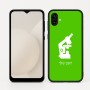 כיסוי בעיצוב אישי עם השם שלך לדגם - Samsung Galaxy A04 בעיצוב מיקרוסקופ