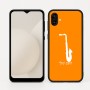 כיסוי בעיצוב אישי עם השם שלך לדגם - Samsung Galaxy A04 בעיצוב סקסופון