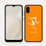 כיסוי בעיצוב אישי עם השם שלך לדגם - Samsung Galaxy A04 בעיצוב סקי אולימפי