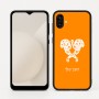 כיסוי בעיצוב אישי עם השם שלך לדגם - Samsung Galaxy A04 בעיצוב פרחי קרן