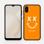 כיסוי בעיצוב אישי עם השם שלך לדגם - Samsung Galaxy A04 בעיצוב סמיילי