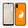 כיסוי בעיצוב אישי עם השם שלך לדגם - Samsung Galaxy A04 בעיצוב סמל יינג יאנג