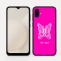 כיסוי בעיצוב אישי עם השם שלך לדגם - Samsung Galaxy A04 בעיצוב פרפר