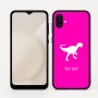 כיסוי בעיצוב אישי עם השם שלך לדגם - Samsung Galaxy A04 בעיצוב דינוזאור