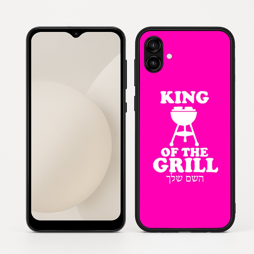 כיסוי בעיצוב אישי עם השם שלך לדגם - Samsung Galaxy A04 בעיצוב מלך הגריל