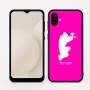 כיסוי בעיצוב אישי עם השם שלך לדגם - Samsung Galaxy A04 בעיצוב שחקן כאב כדור