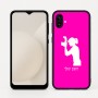 כיסוי בעיצוב אישי עם השם שלך לדגם - Samsung Galaxy A04 בעיצוב צלמת - אישה