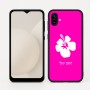 כיסוי בעיצוב אישי עם השם שלך לדגם - Samsung Galaxy A04 בעיצוב פרח היביסקוס