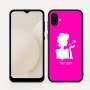 כיסוי בעיצוב אישי עם השם שלך לדגם - Samsung Galaxy A04 בעיצוב אהבת נשים