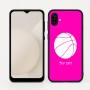 כיסוי בעיצוב אישי עם השם שלך לדגם - Samsung Galaxy A04 בעיצוב כדורסל