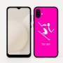כיסוי בעיצוב אישי עם השם שלך לדגם - Samsung Galaxy A04 בעיצוב סקי אולימפי