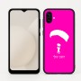 כיסוי בעיצוב אישי עם השם שלך לדגם - Samsung Galaxy A04 בעיצוב צניחה חופשית