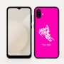 כיסוי בעיצוב אישי עם השם שלך לדגם - Samsung Galaxy A04 בעיצוב אופנוע שלג