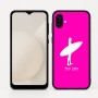 כיסוי בעיצוב אישי עם השם שלך לדגם - Samsung Galaxy A04 בעיצוב גלישה - גלישה