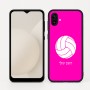 כיסוי בעיצוב אישי עם השם שלך לדגם - Samsung Galaxy A04 בעיצוב כדור כדורעף