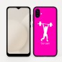 כיסוי בעיצוב אישי עם השם שלך לדגם - Samsung Galaxy A04 בעיצוב הרמת משקולות
