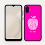 כיסוי בעיצוב אישי עם השם שלך לדגם - Samsung Galaxy A04 בעיצוב הדפס תפוח