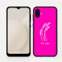 כיסוי בעיצוב אישי עם השם שלך לדגם - Samsung Galaxy A04 בעיצוב חיטה גלית זהב