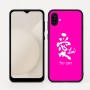 כיסוי בעיצוב אישי עם השם שלך לדגם - Samsung Galaxy A04 בעיצוב אהבה באותיות יפניות