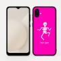 כיסוי בעיצוב אישי עם השם שלך לדגם - Samsung Galaxy A04 בעיצוב סקלטון
