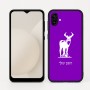 כיסוי בעיצוב אישי עם השם שלך לדגם - Samsung Galaxy A04 בעיצוב צבי