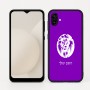 כיסוי בעיצוב אישי עם השם שלך לדגם - Samsung Galaxy A04 בעיצוב פני אריה