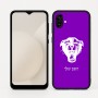 כיסוי בעיצוב אישי עם השם שלך לדגם - Samsung Galaxy A04 בעיצוב פני פנטרה