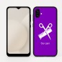 כיסוי בעיצוב אישי עם השם שלך לדגם - Samsung Galaxy A04 בעיצוב מעצב שיער