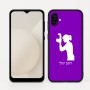 כיסוי בעיצוב אישי עם השם שלך לדגם - Samsung Galaxy A04 בעיצוב צלמת - אישה