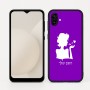 כיסוי בעיצוב אישי עם השם שלך לדגם - Samsung Galaxy A04 בעיצוב אהבת נשים