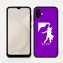 כיסוי בעיצוב אישי עם השם שלך לדגם - Samsung Galaxy A04 בעיצוב אישה רוקדת עם גבר