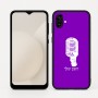 כיסוי בעיצוב אישי עם השם שלך לדגם - Samsung Galaxy A04 בעיצוב מיקרופון