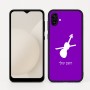 כיסוי בעיצוב אישי עם השם שלך לדגם - Samsung Galaxy A04 בעיצוב כינור