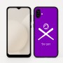 כיסוי בעיצוב אישי עם השם שלך לדגם - Samsung Galaxy A04 בעיצוב כדור בסיס