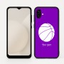 כיסוי בעיצוב אישי עם השם שלך לדגם - Samsung Galaxy A04 בעיצוב כדורסל