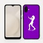 כיסוי בעיצוב אישי עם השם שלך לדגם - Samsung Galaxy A04 בעיצוב אישה מגוננת