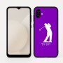 כיסוי בעיצוב אישי עם השם שלך לדגם - Samsung Galaxy A04 בעיצוב שחקן גולף