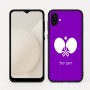 כיסוי בעיצוב אישי עם השם שלך לדגם - Samsung Galaxy A04 בעיצוב פינג פונג