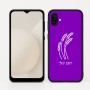 כיסוי בעיצוב אישי עם השם שלך לדגם - Samsung Galaxy A04 בעיצוב חיטה גלית זהב