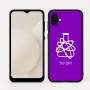 כיסוי בעיצוב אישי עם השם שלך לדגם - Samsung Galaxy A04 בעיצוב מעבדה