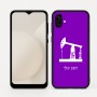 כיסוי בעיצוב אישי עם השם שלך לדגם - Samsung Galaxy A04 בעיצוב באר נפט