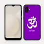 כיסוי בעיצוב אישי עם השם שלך לדגם - Samsung Galaxy A04 בעיצוב סמל אום