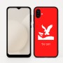 כיסוי בעיצוב אישי עם השם שלך לדגם - Samsung Galaxy A04 בעיצוב נשר אמריקאי