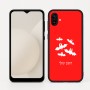 כיסוי בעיצוב אישי עם השם שלך לדגם - Samsung Galaxy A04 בעיצוב עטלפים