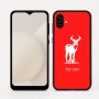 כיסוי בעיצוב אישי עם השם שלך לדגם - Samsung Galaxy A04 בעיצוב צבי