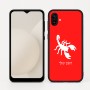 כיסוי בעיצוב אישי עם השם שלך לדגם - Samsung Galaxy A04 בעיצוב עקרב