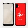 כיסוי בעיצוב אישי עם השם שלך לדגם - Samsung Galaxy A04 בעיצוב עכביש