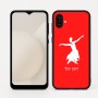 כיסוי בעיצוב אישי עם השם שלך לדגם - Samsung Galaxy A04 בעיצוב בלרינה