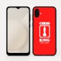 כיסוי בעיצוב אישי עם השם שלך לדגם - Samsung Galaxy A04 בעיצוב שחמט
