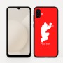 כיסוי בעיצוב אישי עם השם שלך לדגם - Samsung Galaxy A04 בעיצוב שחקן כאב כדור
